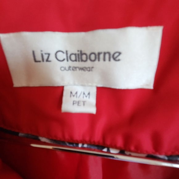 Liz Claiborne-autumn jacket-red - Picture 2 of 5